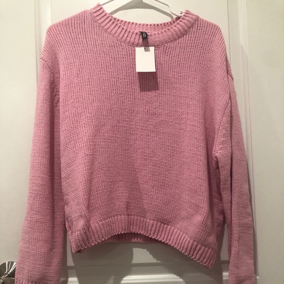 NWT! PINK CUTE SWEATER - Picture 1 of 1